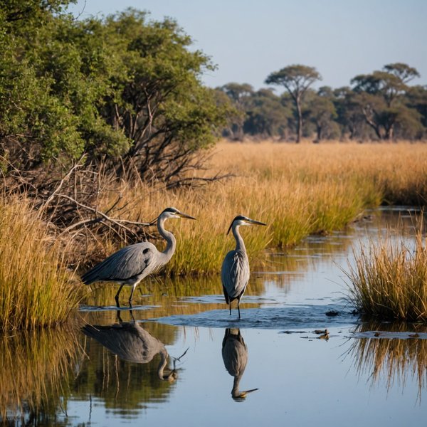 Quels sont les meilleurs spots pour l'observation des oiseaux dans le delta de l'Okavango, Botswana ?